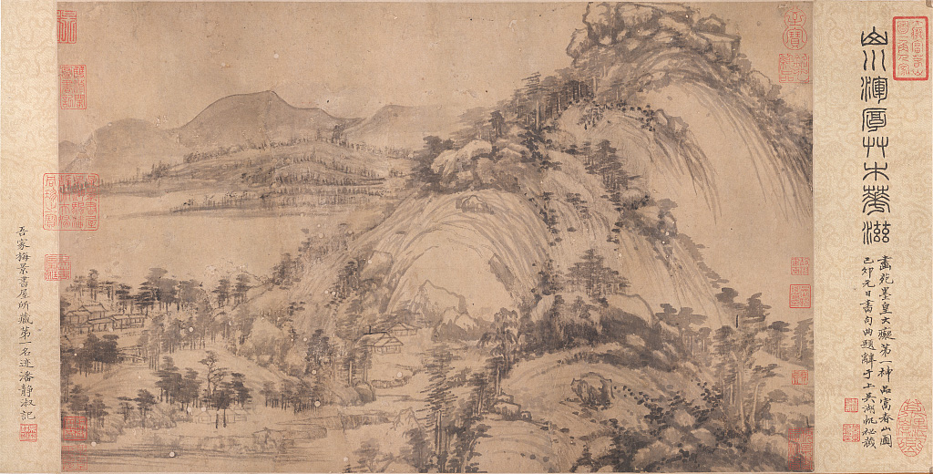La totalidad de la pintura tiene una longitud de 691,3 cm, y describe el paisaje de principios de otoño a ambos lados del río Fuchun. /VCG